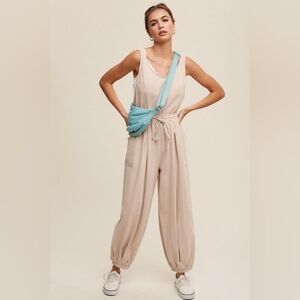 Open Back Jumpsuit